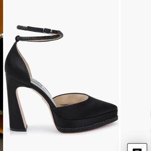 Badgley Mischka Eliana ankle strap platform shoes